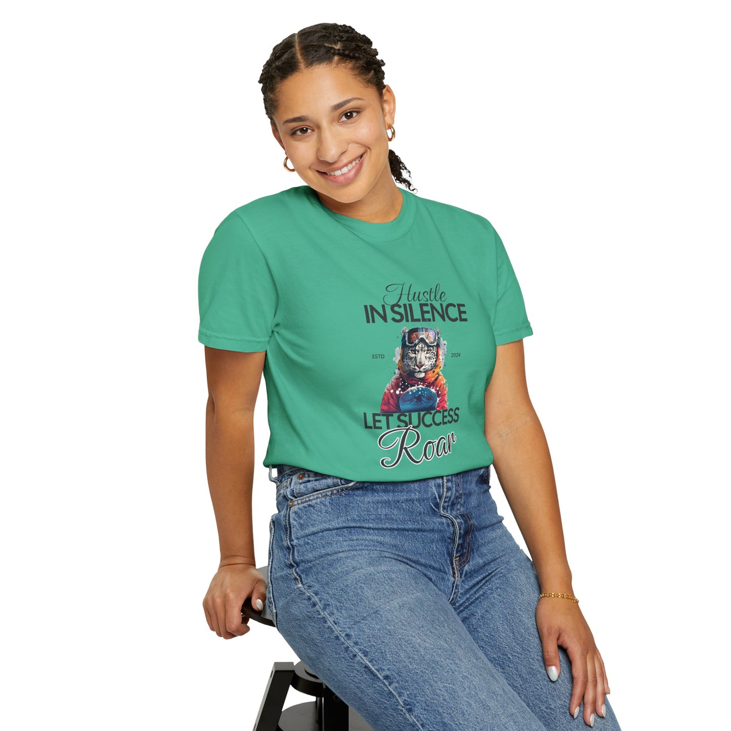 Kleidungsstückgefärbtes Unisex-T-Shirt
