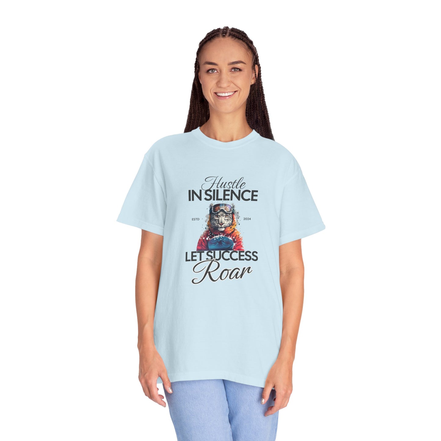 Kleidungsstückgefärbtes Unisex-T-Shirt
