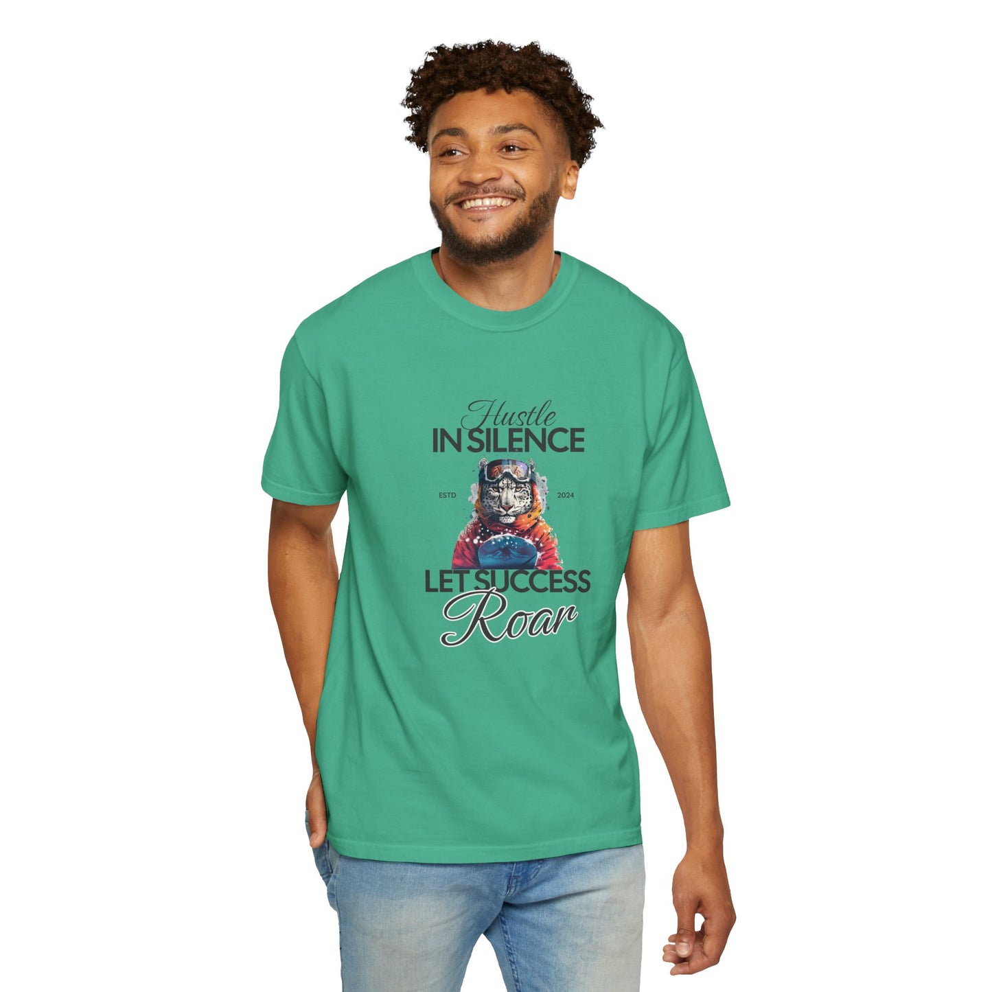Kleidungsstückgefärbtes Unisex-T-Shirt