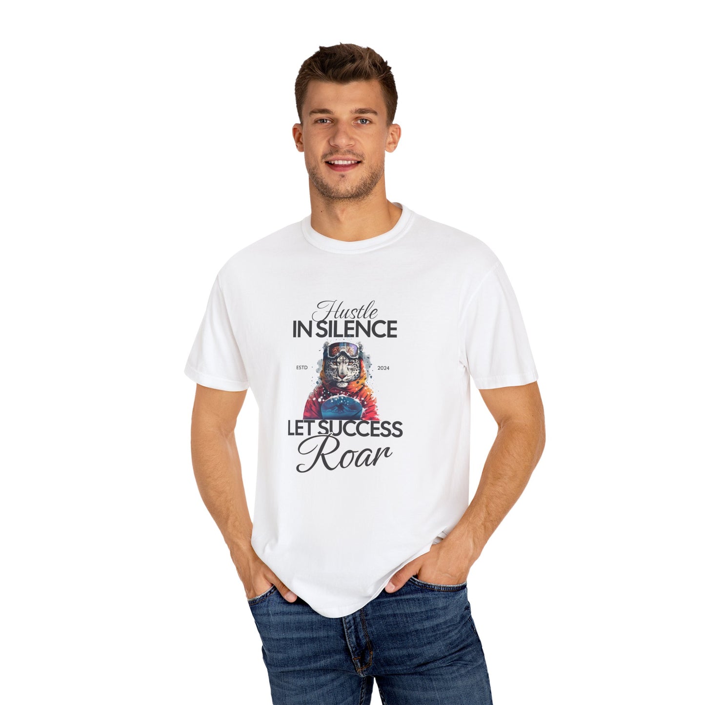 Kleidungsstückgefärbtes Unisex-T-Shirt