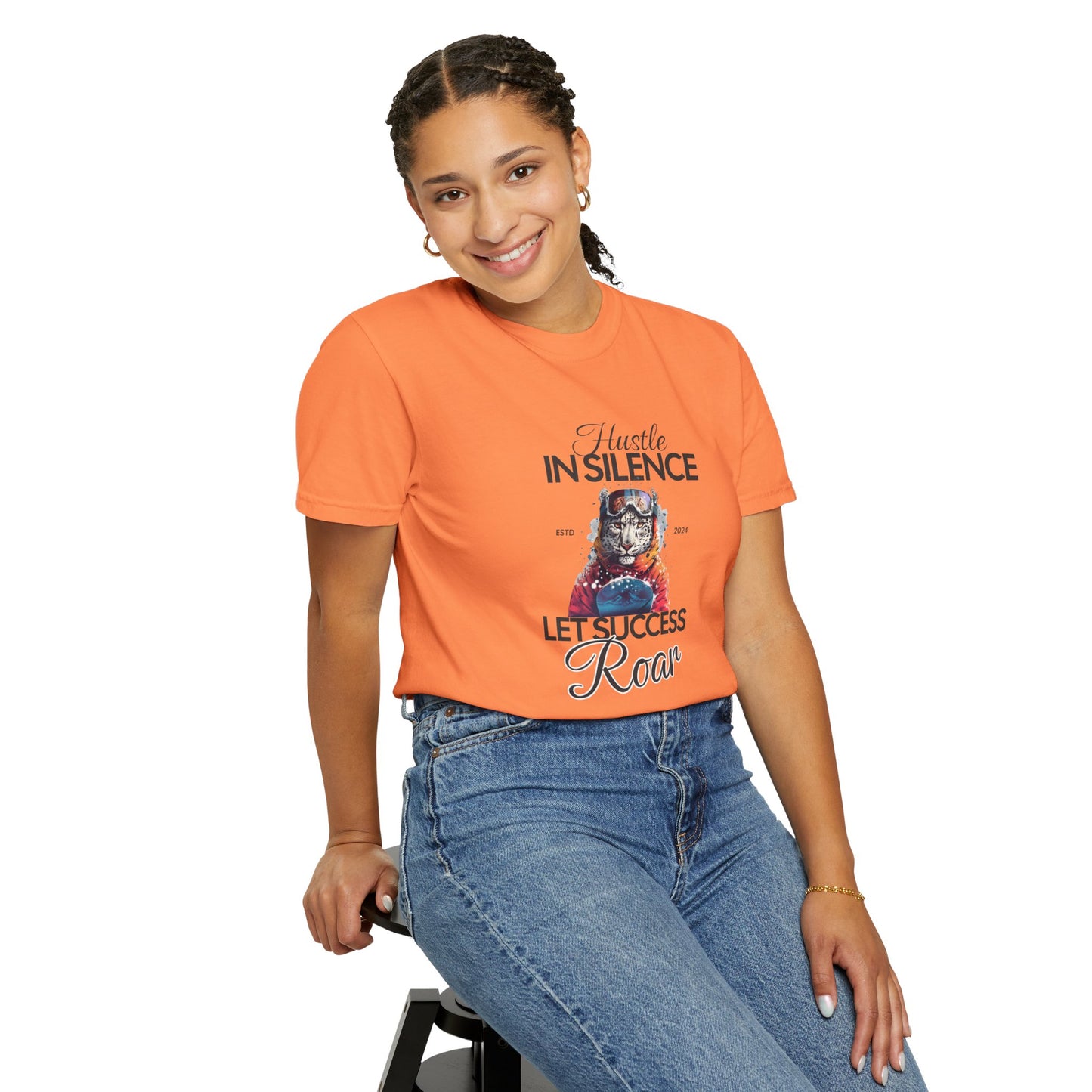 Kleidungsstückgefärbtes Unisex-T-Shirt