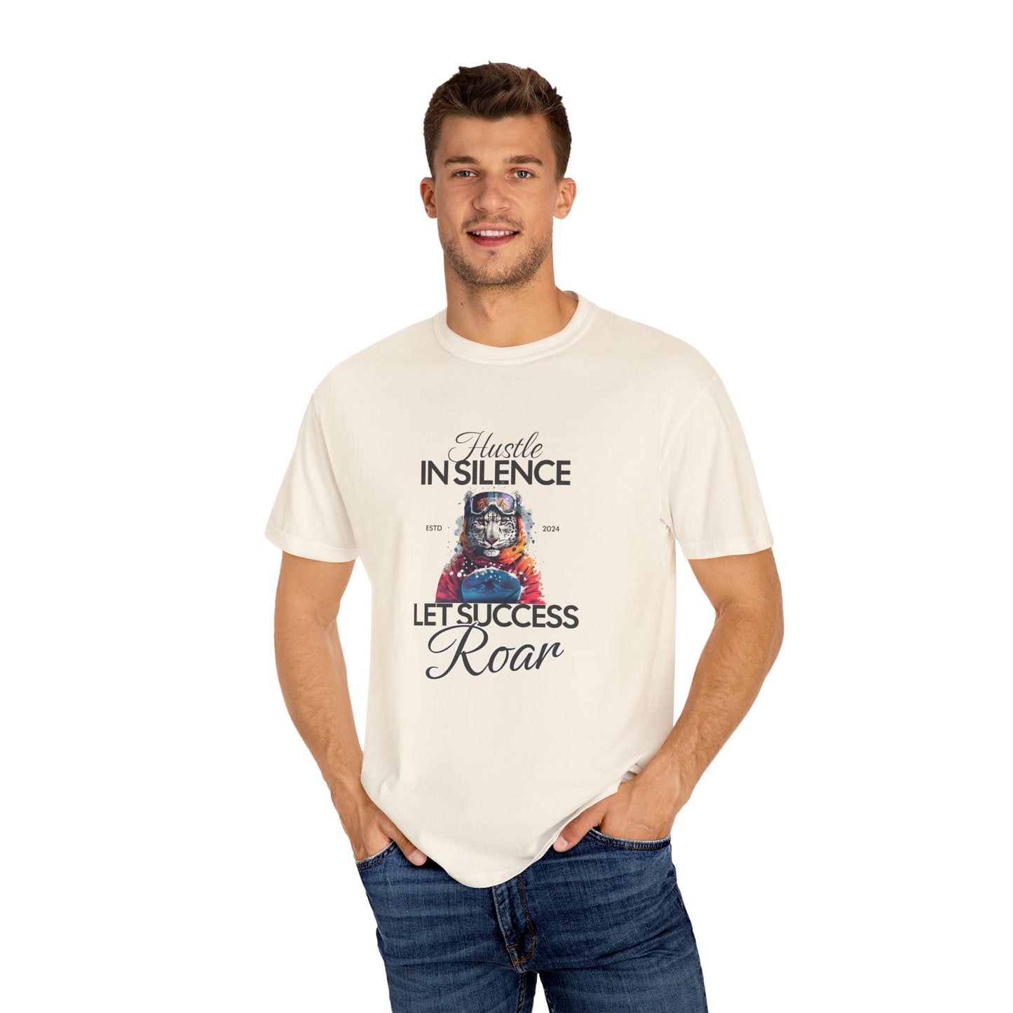 Kleidungsstückgefärbtes Unisex-T-Shirt