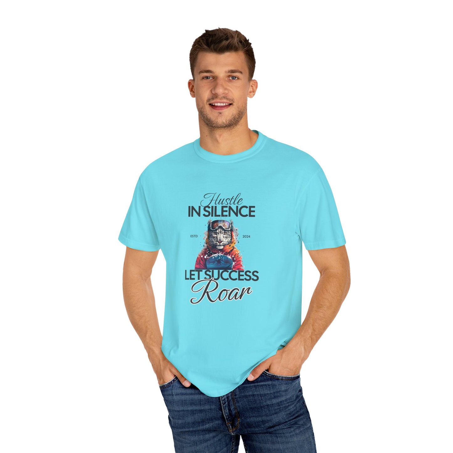 Kleidungsstückgefärbtes Unisex-T-Shirt