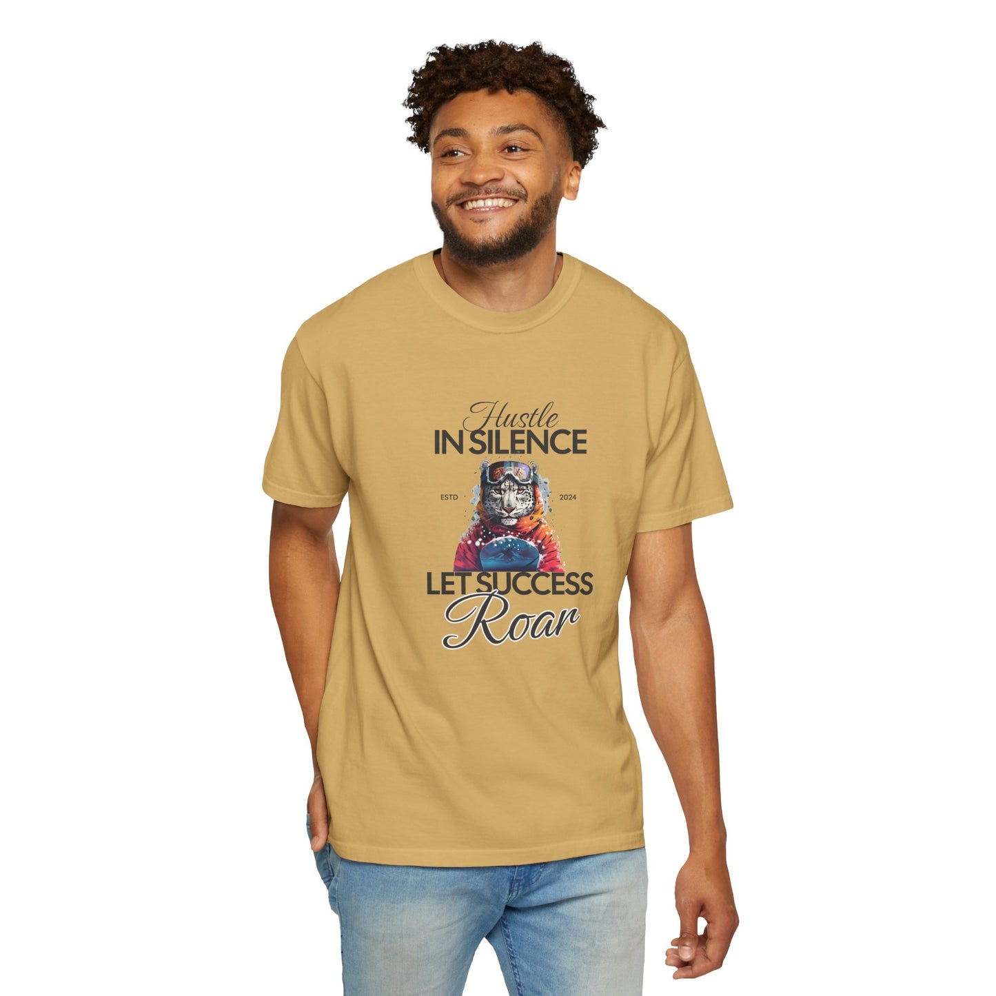 Kleidungsstückgefärbtes Unisex-T-Shirt
