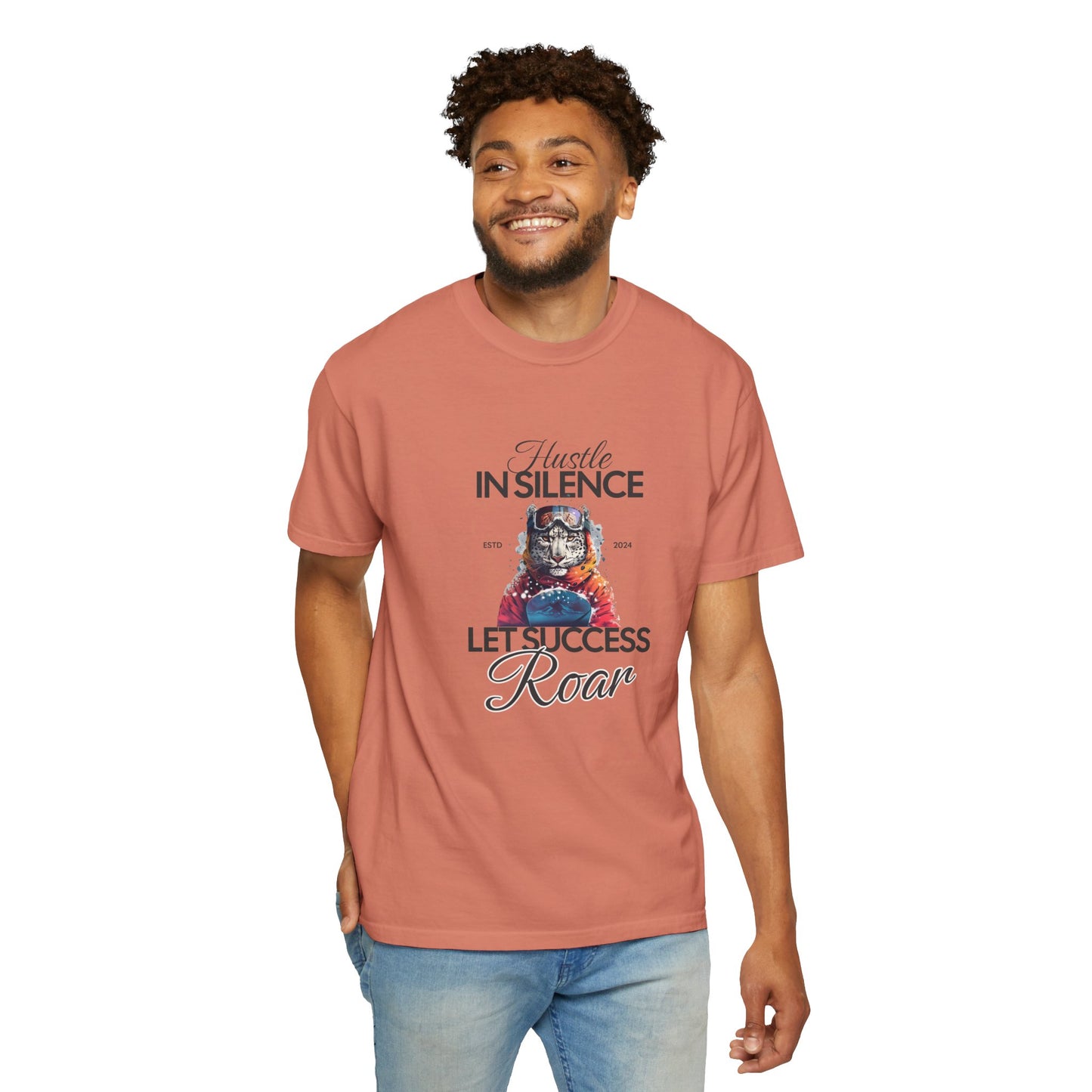 Kleidungsstückgefärbtes Unisex-T-Shirt
