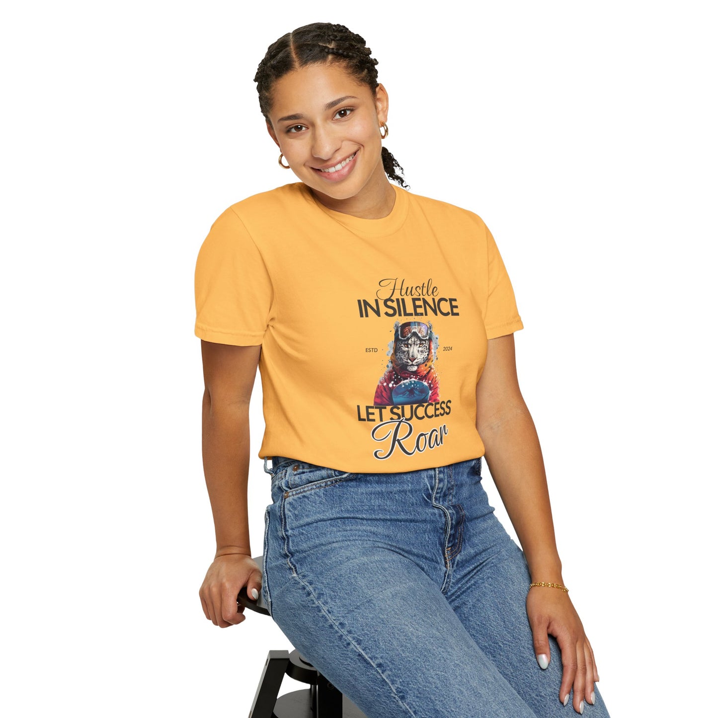 Kleidungsstückgefärbtes Unisex-T-Shirt