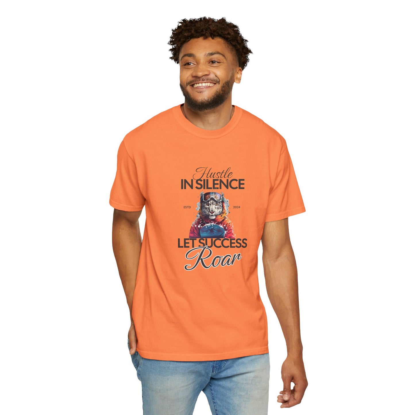 Kleidungsstückgefärbtes Unisex-T-Shirt