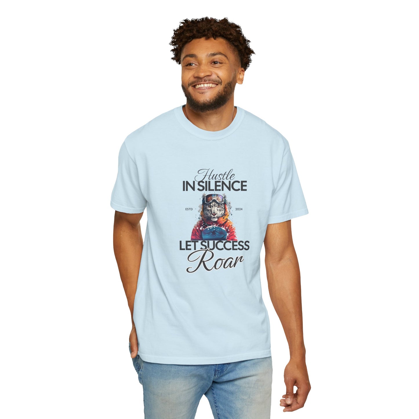 Kleidungsstückgefärbtes Unisex-T-Shirt