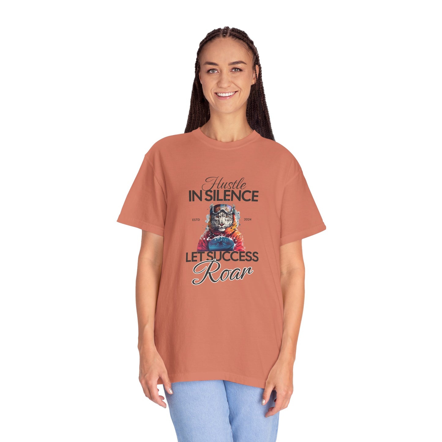 Kleidungsstückgefärbtes Unisex-T-Shirt