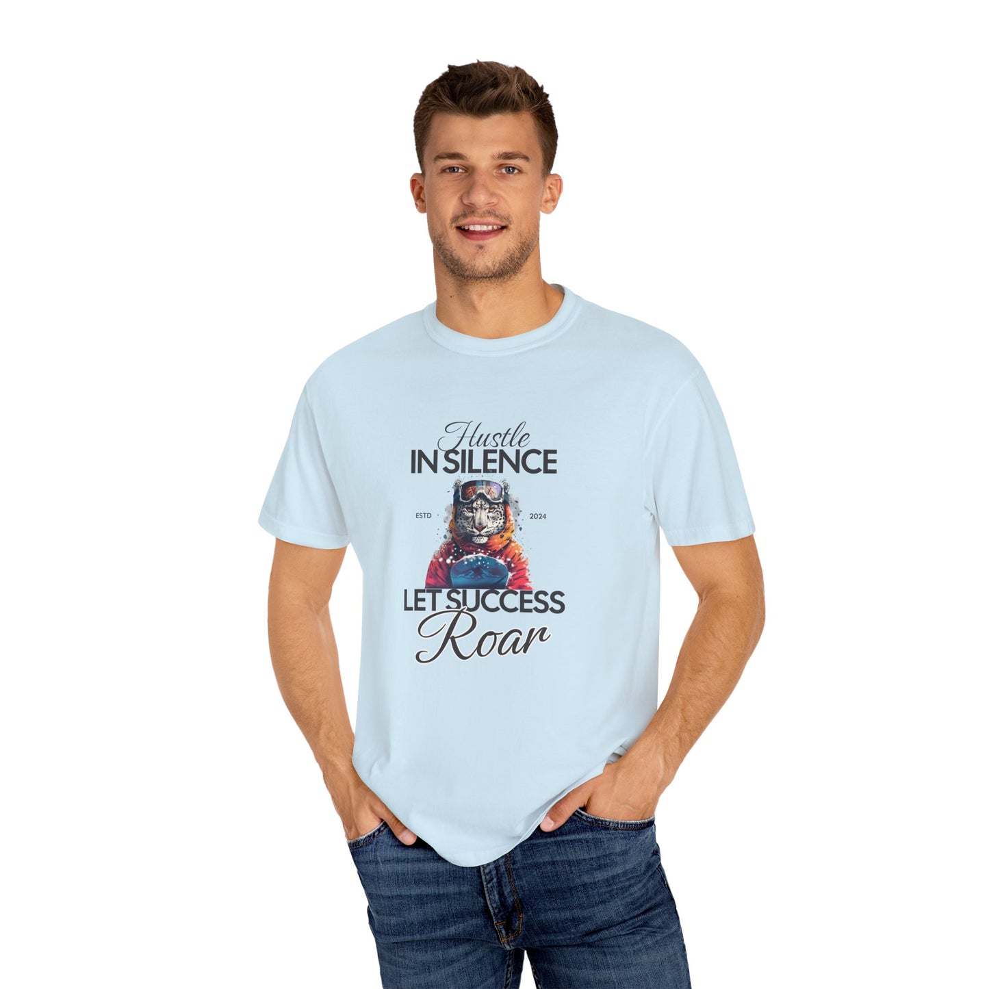 Kleidungsstückgefärbtes Unisex-T-Shirt