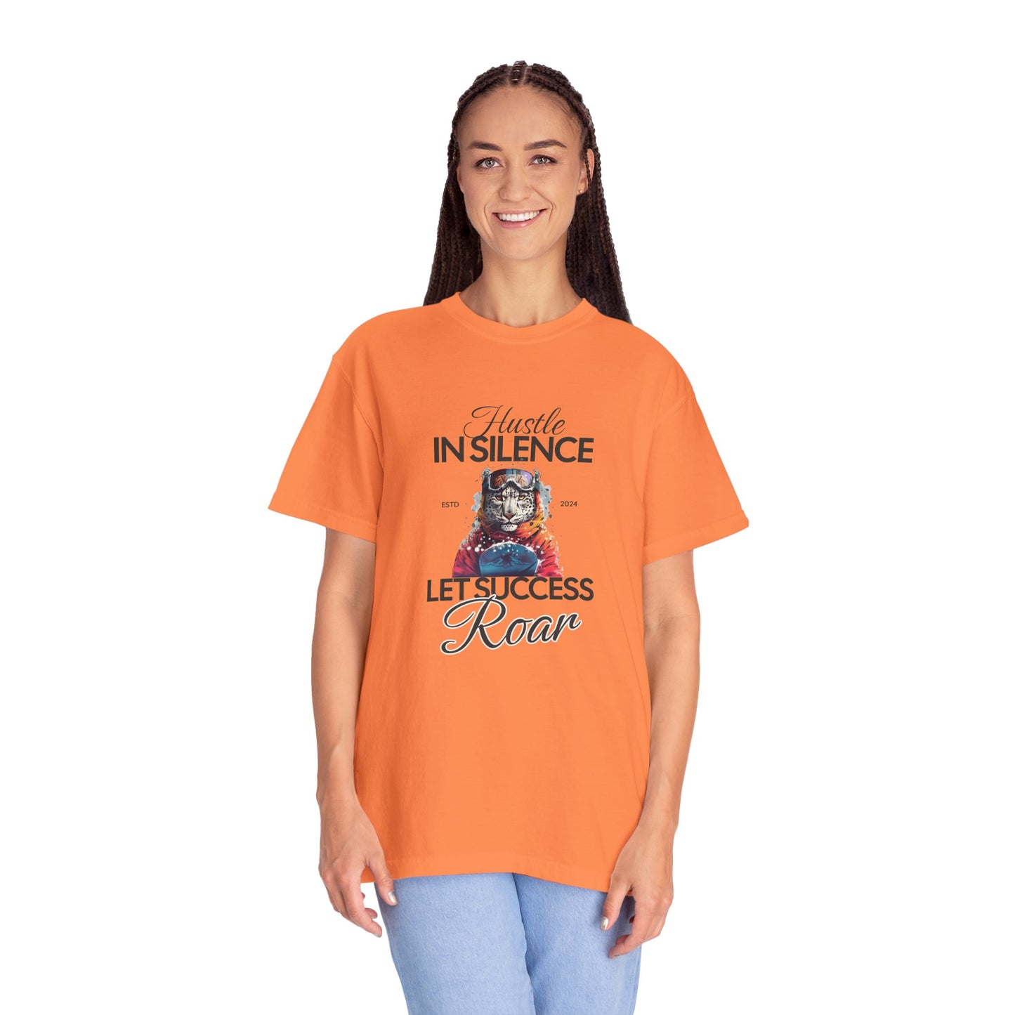Kleidungsstückgefärbtes Unisex-T-Shirt