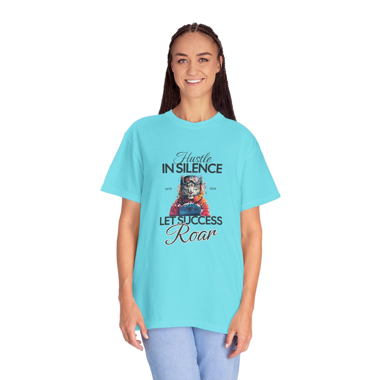 Kleidungsstückgefärbtes Unisex-T-Shirt