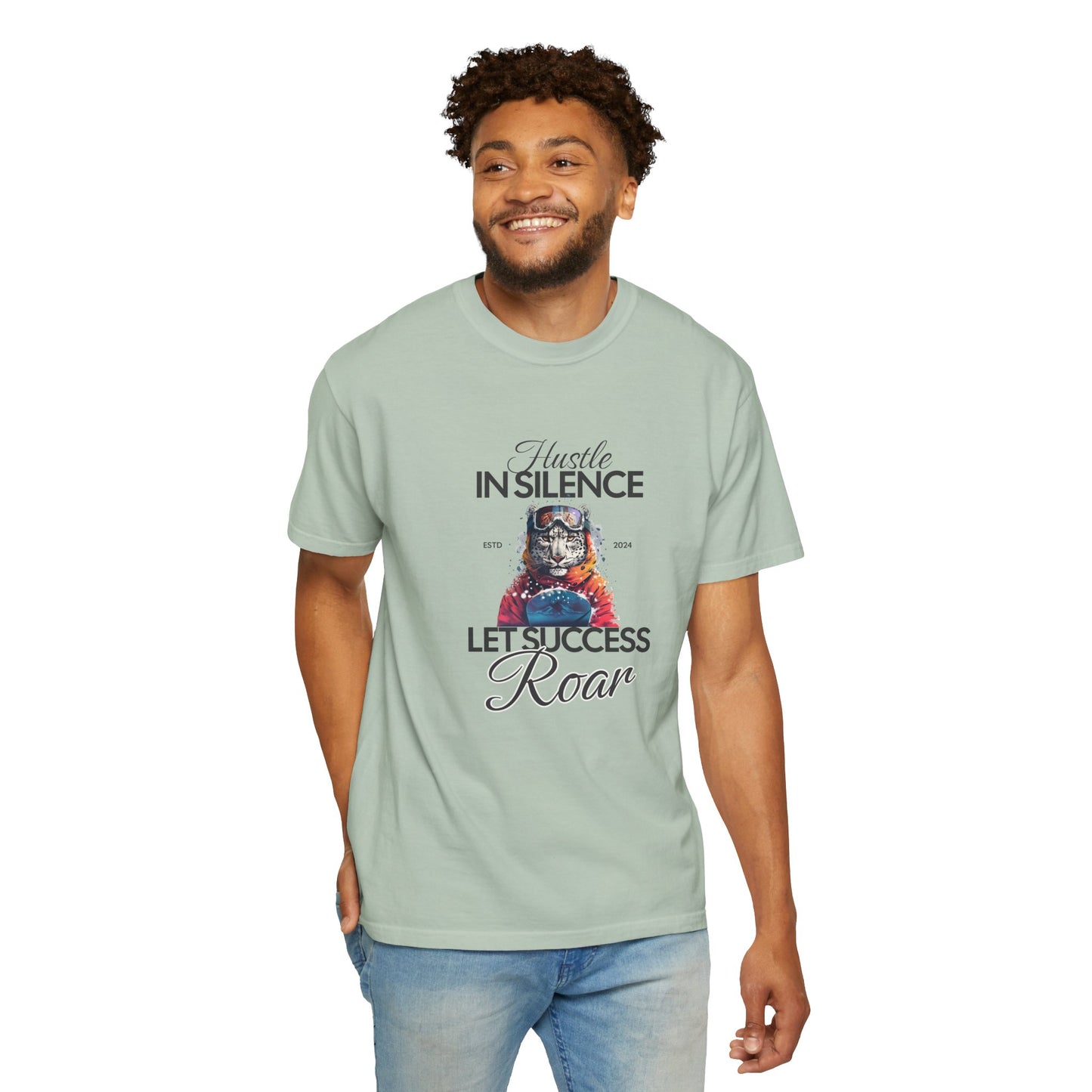 Kleidungsstückgefärbtes Unisex-T-Shirt