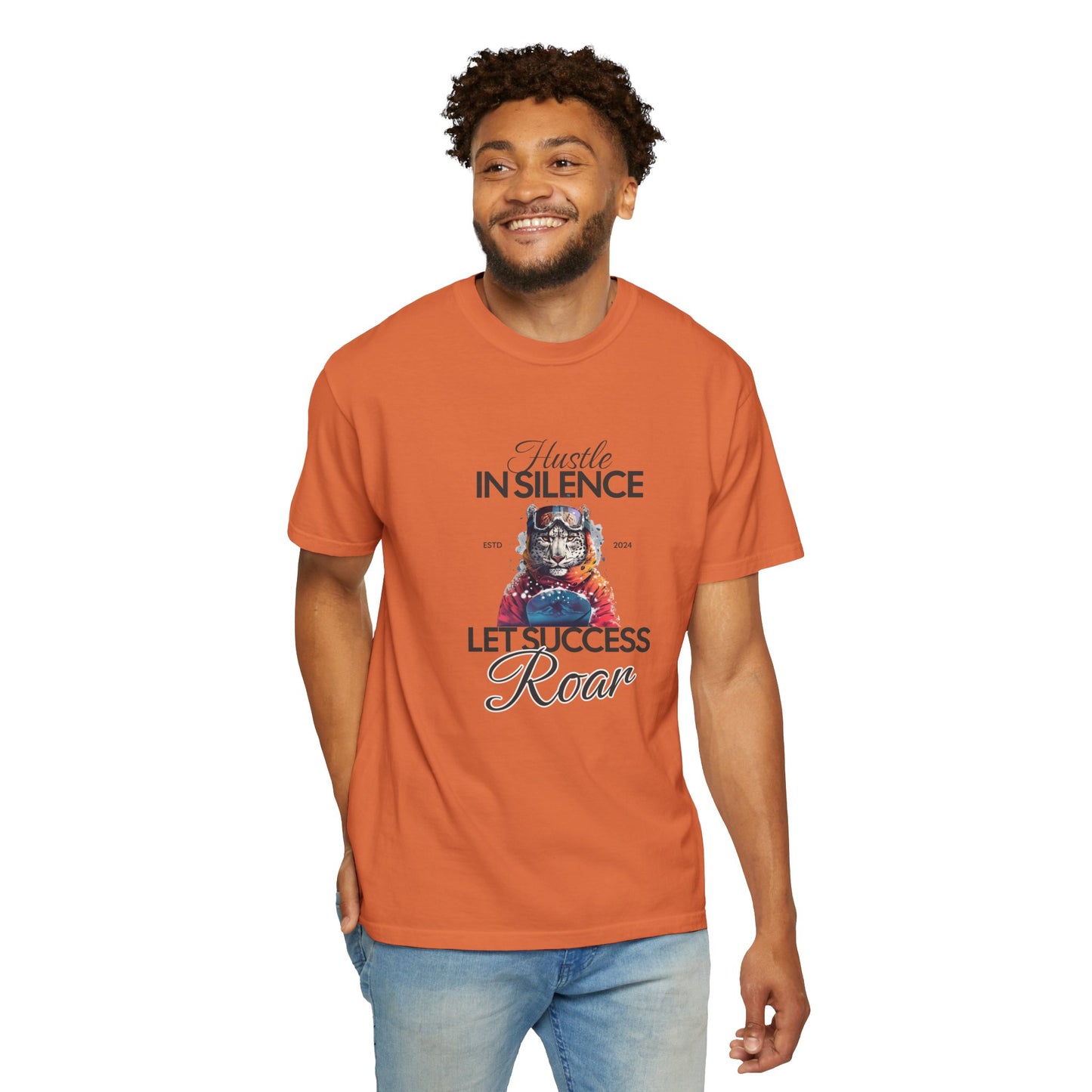Kleidungsstückgefärbtes Unisex-T-Shirt