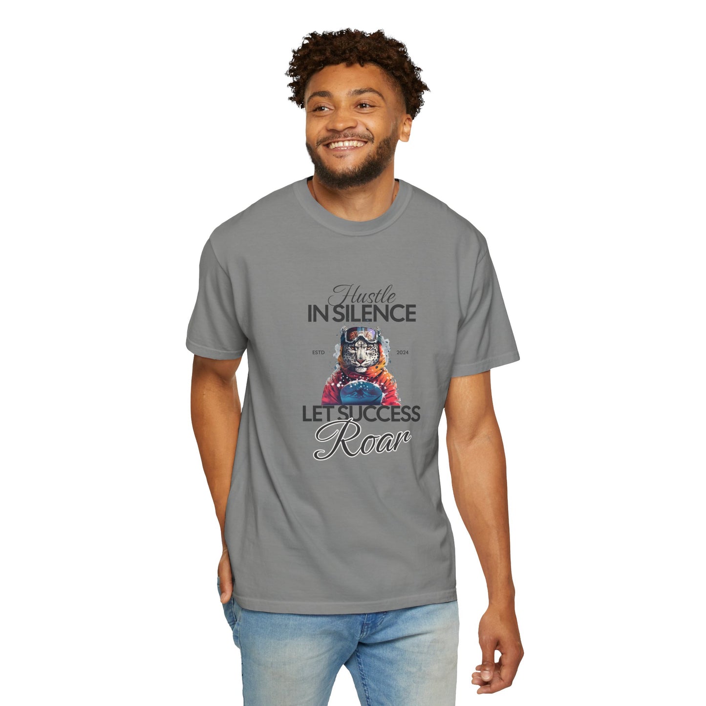 Kleidungsstückgefärbtes Unisex-T-Shirt