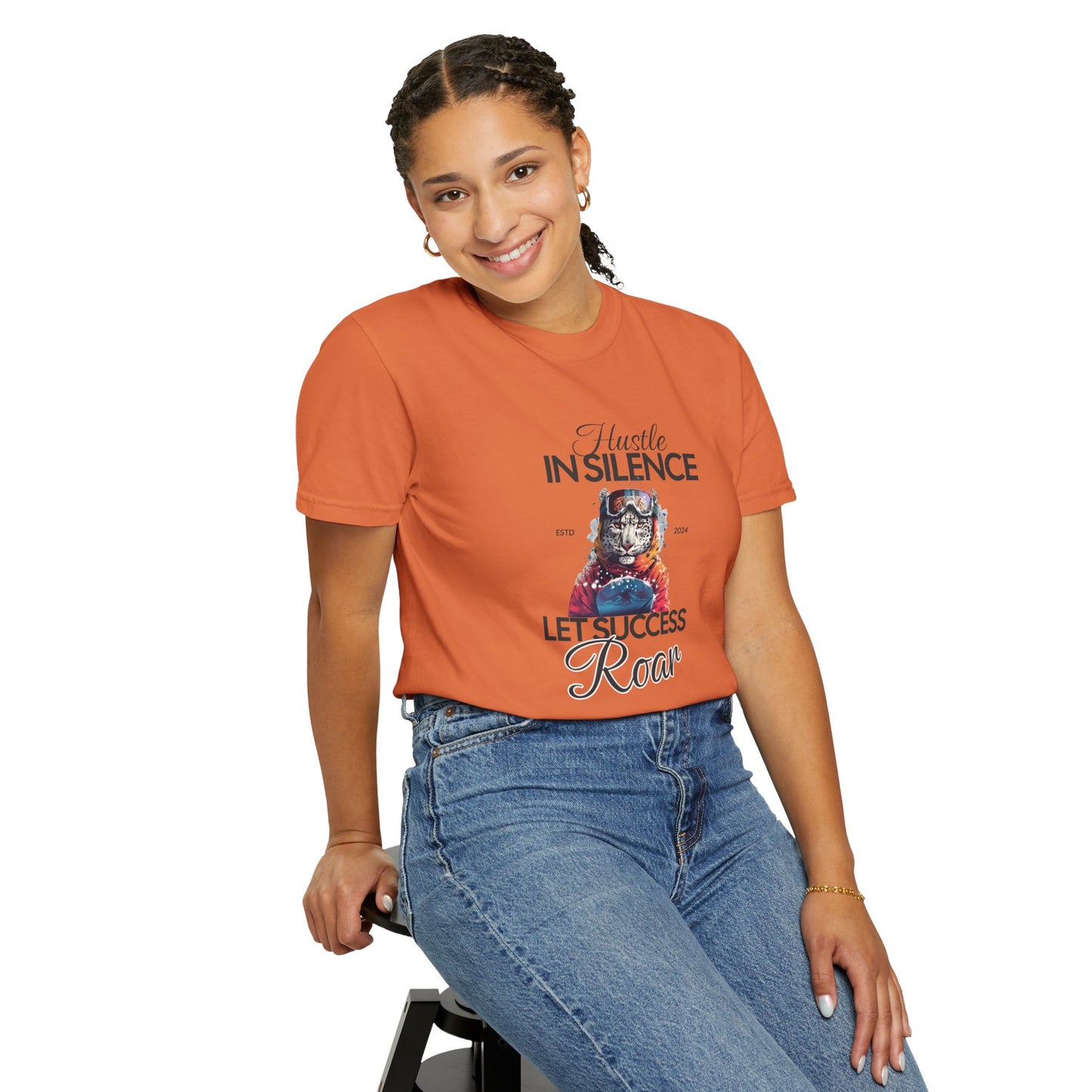 Kleidungsstückgefärbtes Unisex-T-Shirt