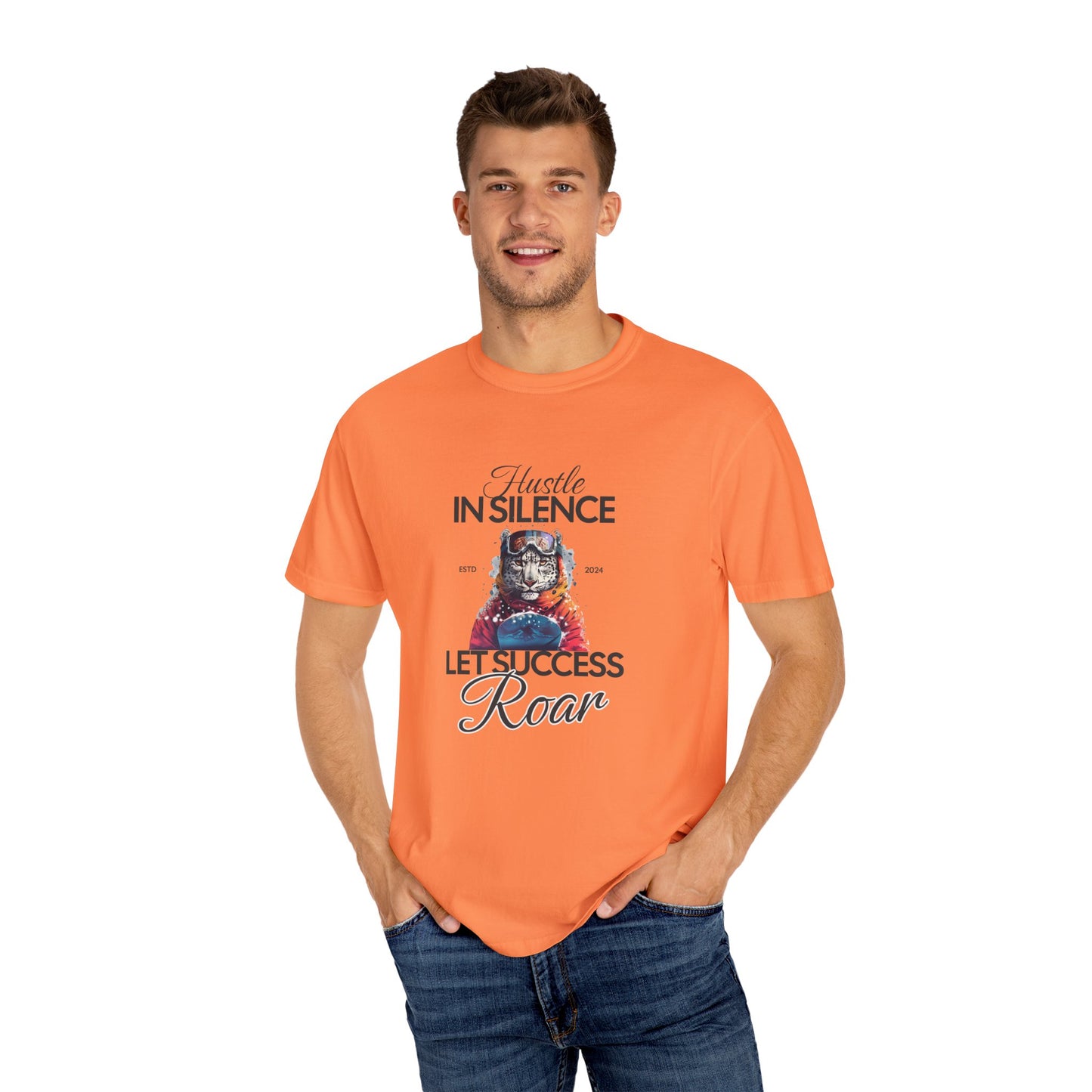 Kleidungsstückgefärbtes Unisex-T-Shirt