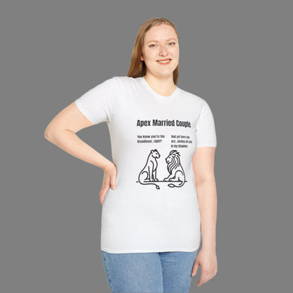 Apex Married Couple T-Shirt, Relationship Humor, Funny Design for Couples, Perfect Gift for Couples , Unique Comfortable Design