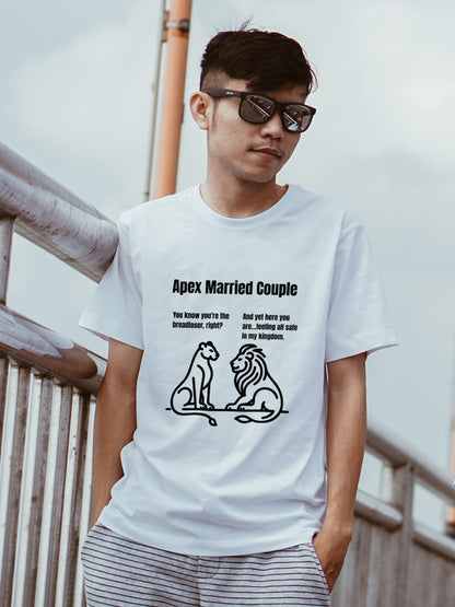 Apex Married Couple T-Shirt, Relationship Humor, Funny Design for Couples, Perfect Gift for Couples , Unique Comfortable Design