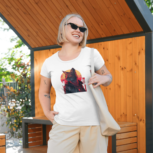 City Kitty - Women’s Favorite Tee, Casual Cat Graphic T-Shirt, Trendy Comfortable Fit for Everyday Wear, Cat Lover’s Women’s Tee, Cat tshirt