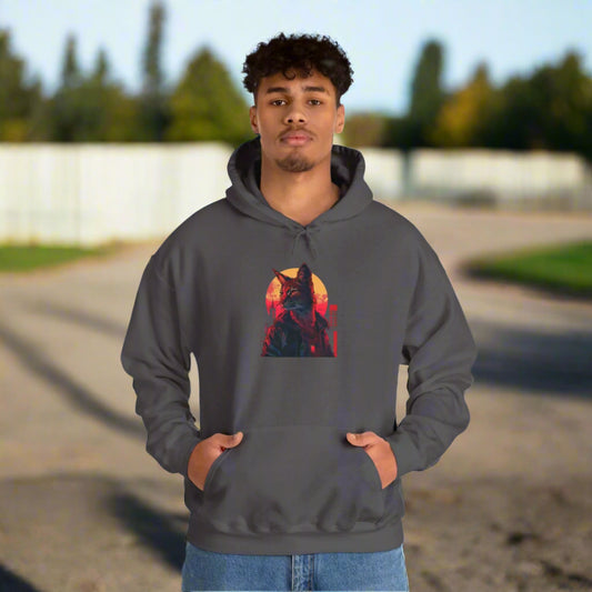 City Kitty Caracal Hoodie, Animal Print Fashion, Stylish Animal Lover Apparel, Caracal Cat Print sweatshirt, Animal Lover's Favorite Hoodie