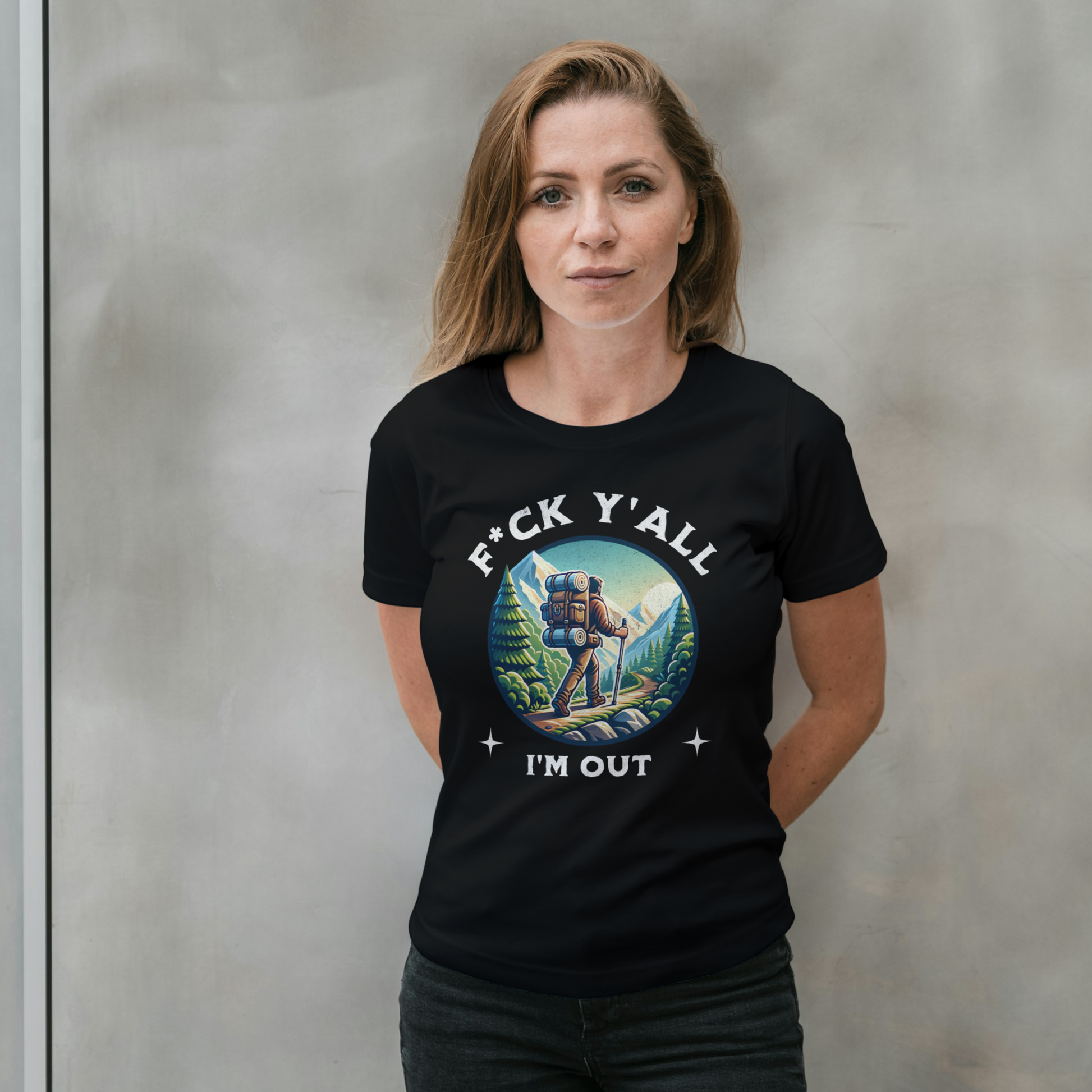 Fuck You All I'm Out Unisex T-Shirt – Bold Statement Tee for Men and Women, Funny Slogan T-Shirt, Sarcastic Quote Shirt, Adult Humor Apparel